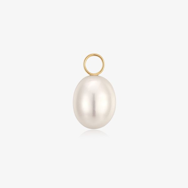 Oval Pearl Charm