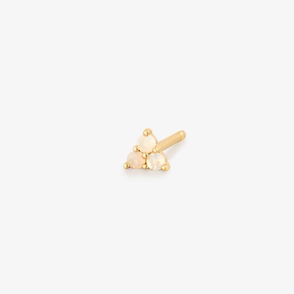 DAHLIA | Tri-Opal Stud Earring