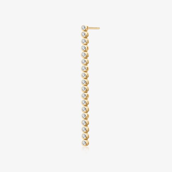 Lab Grown Diamond Tennis Single Stud