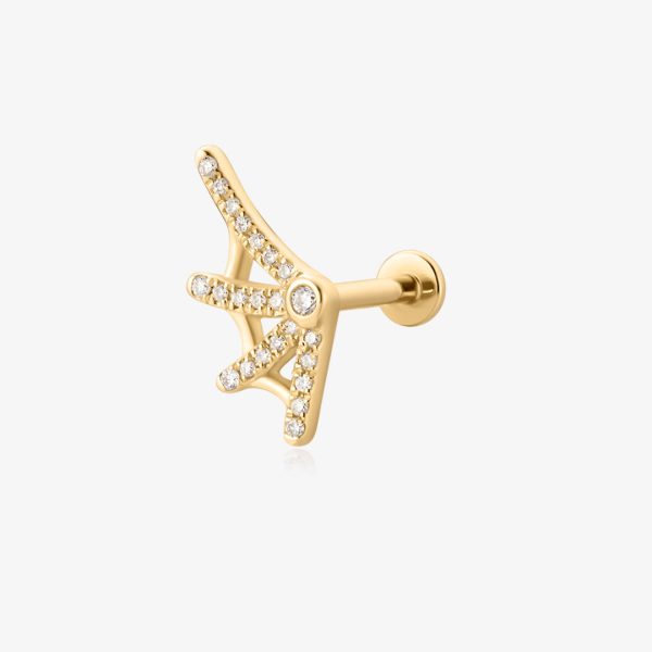 CHARITY | Lab Grown Diamond Web Threaded Flatback