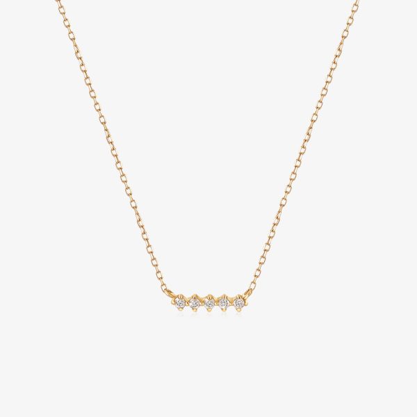 LUCKY | Lab Grown Diamond Wishbone Necklace