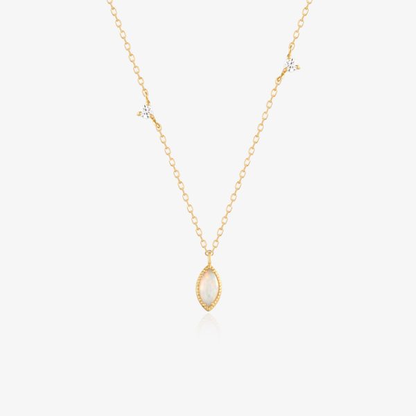 LYRIC | Opal and Lab Grown Diamond Necklace