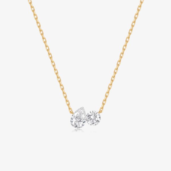 Toi et Moi Lab Grown Diamond Necklace (0.65 ct. tw.)