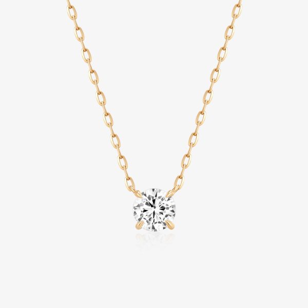 Solitaire Lab Grown Diamond Necklace