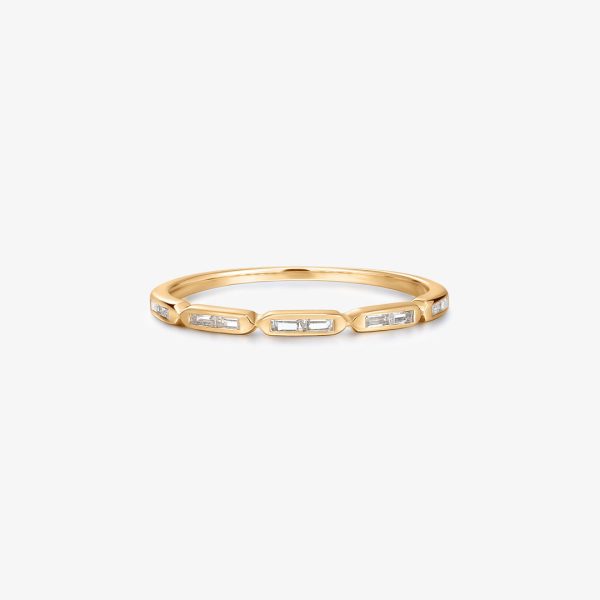 SOFIA | Baguette White Sapphire Band