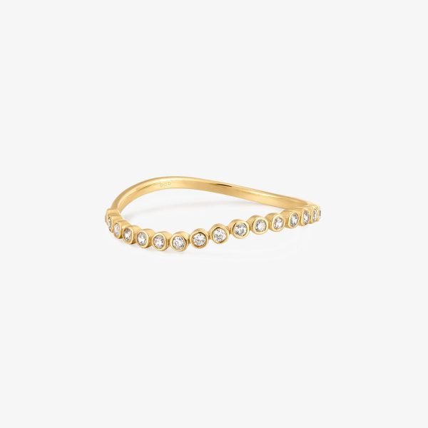 BETSY | Natural Diamond  Wave Band