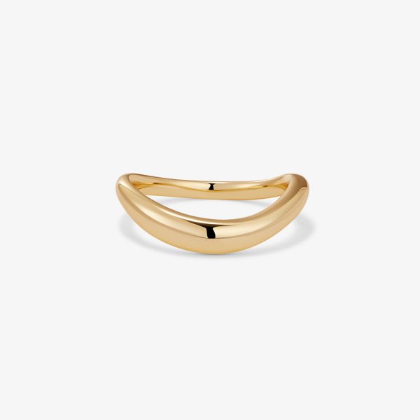 Curved Figure Band Ring