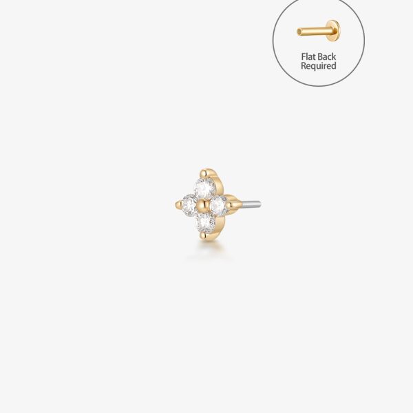 CAPELLA | Mini Pointed Star Threadless Flatback Earring